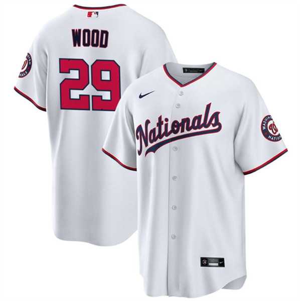 Men's Washington Nationals #29 James Wood White 2024 Home Limited Stitched Baseball Jersey Dzhi,We sell and wholesale Men's Washington Nationals #29 James Wood White 2024 Home Limited Stitched Baseball Jersey Dzhi on line form chian!